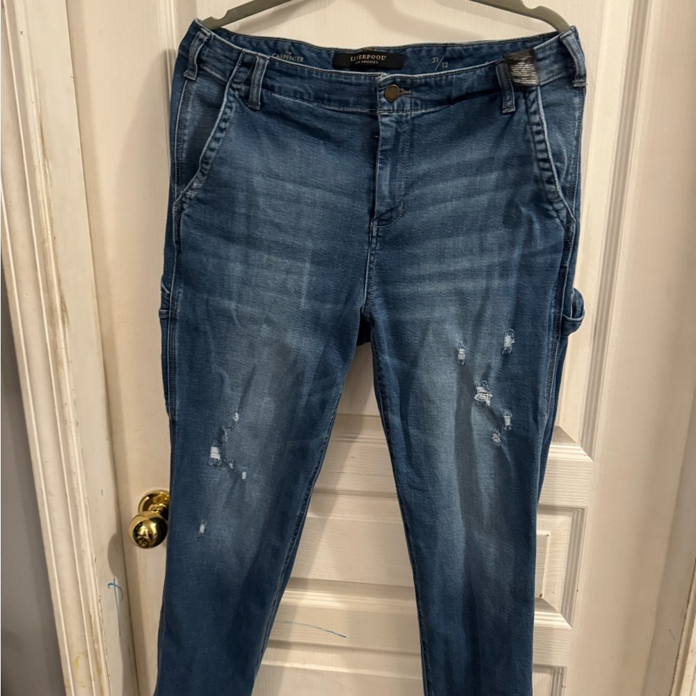 Liverpool Women's Carpenter Blue Boyfriend Jeans